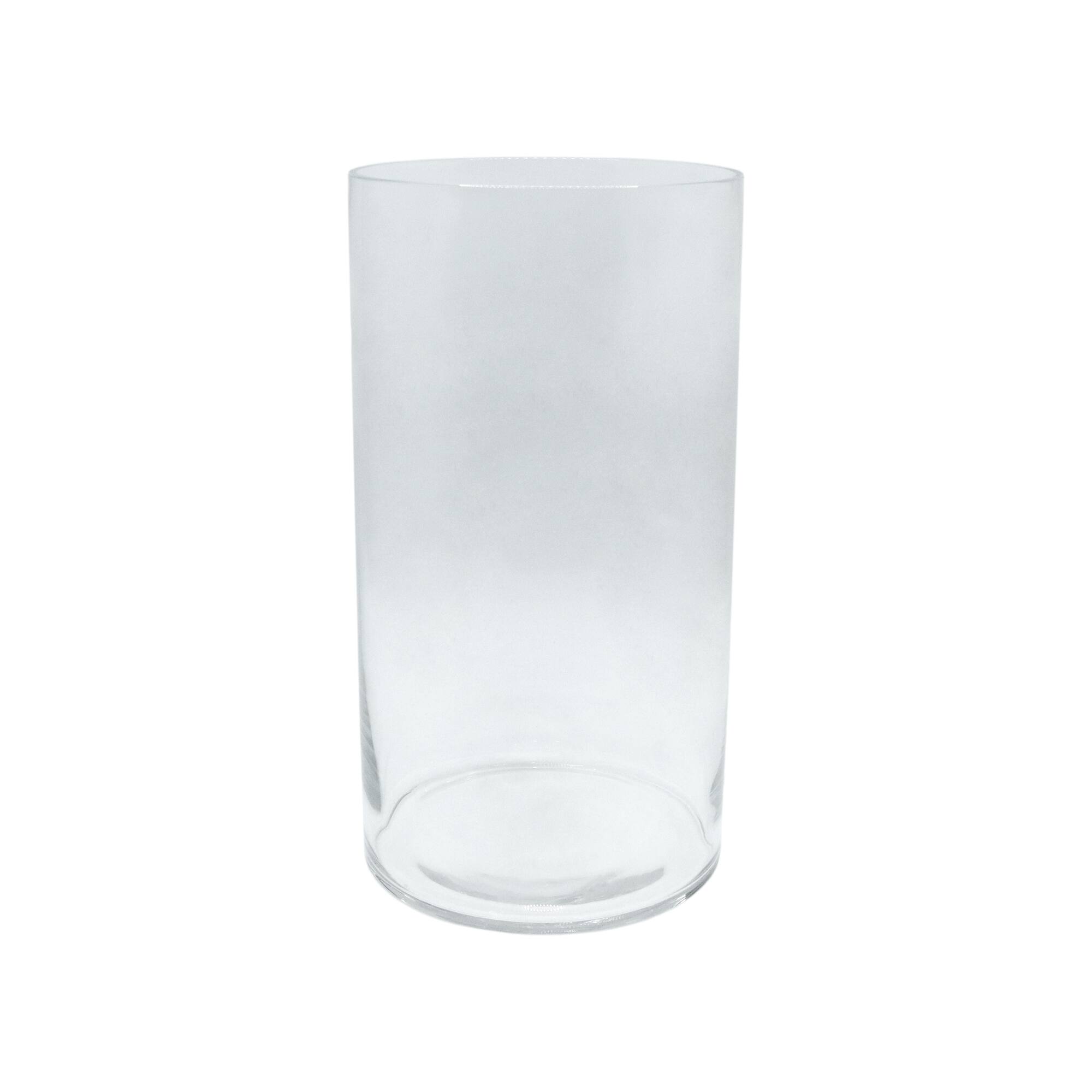 11" Clear Cylinder Glass Vase by Ashland®